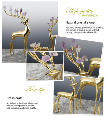 Ardax Brass Deer