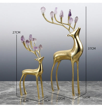 Ardax Brass Deer